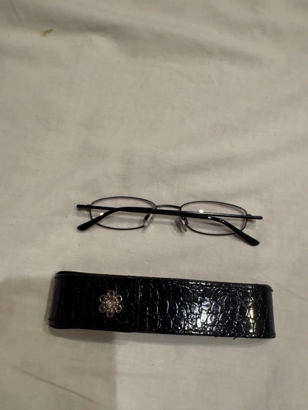 Reading glasses, with hard case, 2.0, great purse size